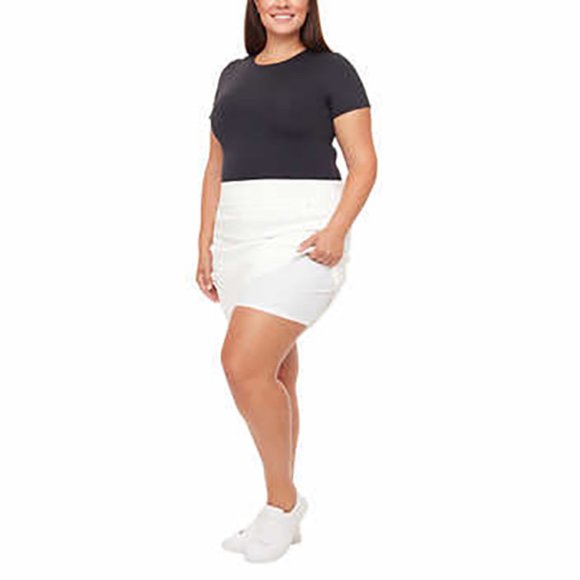 WHITE NWT Ladies' Denim Skort S.C. & CO - Picture 7 of 11